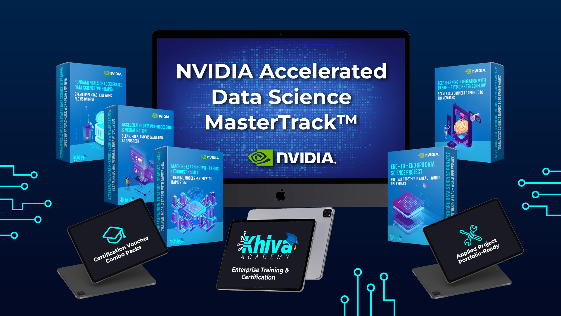 NVIDIA Accelerated Data Science MasterTrack™ program artwork